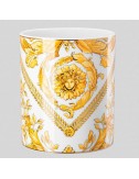 Jarrón Medusa Rhapsody 18 cm porcelana blanco dorado Versace - 1