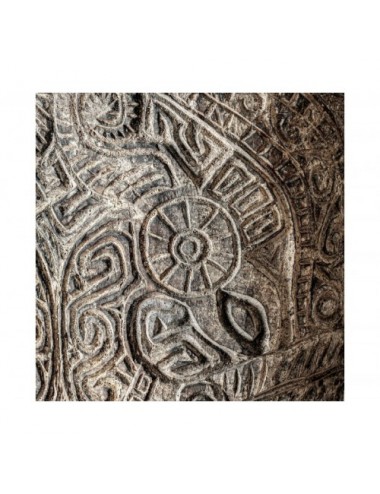 Escultura Pie Madera Suar 52x40x190 Estilo Étnico - 3