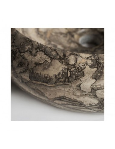 Lavabo Iris Mármol 40x40x15 Estilo Contemporáneo - 3