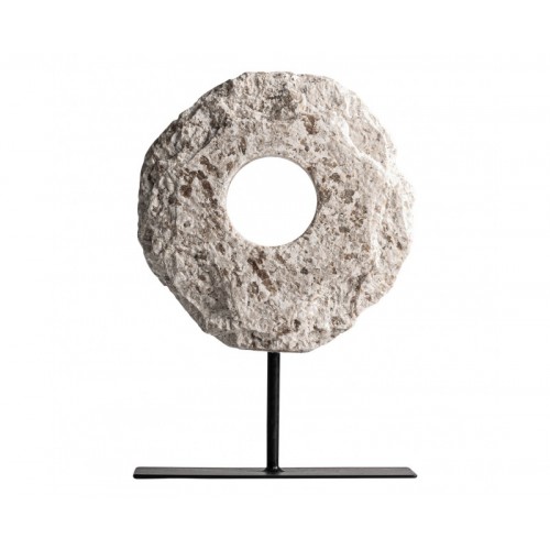 Figura Decorativa Piedra 22x10x33 Estilo Nórdico - 1