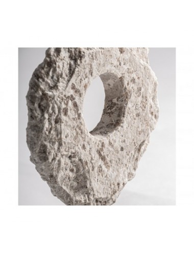Figura Decorativa Piedra 22x10x33 Estilo Nórdico - 1