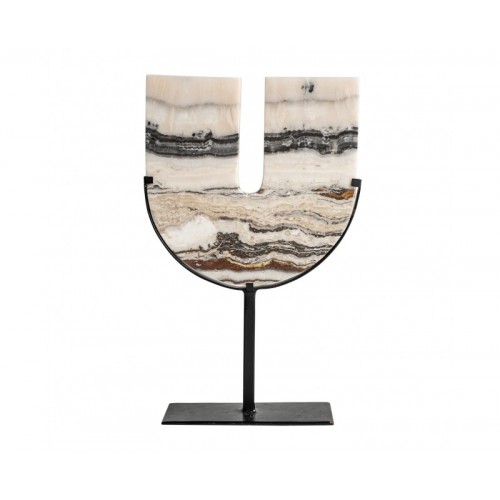 Figura Decorativa Mármol 26x10x40 Estilo Nórdico - 1