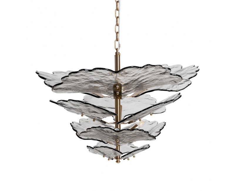 Lámpara De Colgar Mezzola Cristal 86x86x60 Estilo Vintage - 1