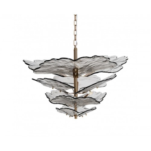 Lámpara De Colgar Mezzola Cristal 86x86x60 Estilo Vintage - 1