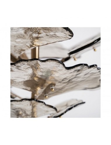 Lámpara De Colgar Mezzola Cristal 86x86x60 Estilo Vintage - 3