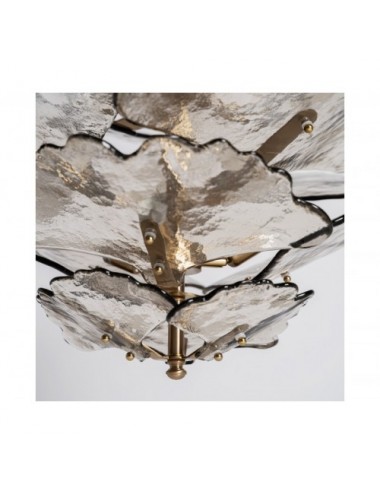 Lámpara De Colgar Mezzola Cristal 86x86x60 Estilo Vintage - 5