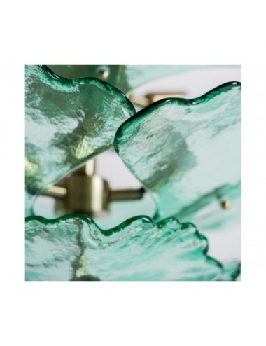 Lámpara De Colgar Mezzola Cristal 68x68x46 Estilo Vintage - 3