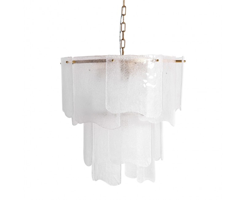 Lámpara De Colgar Verceia Cristal 60x60x60 Estilo Vintage - 1