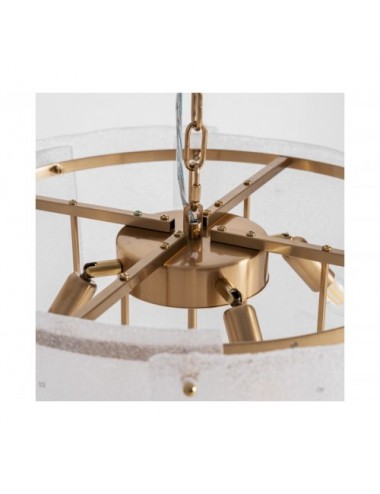 Lámpara De Colgar Verceia Cristal 60x60x60 Estilo Vintage - 4