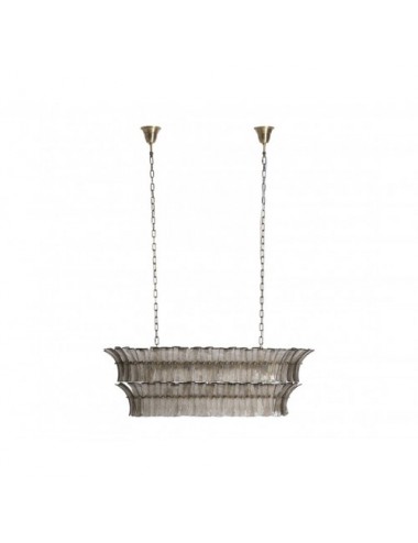 Lámpara De Colgar Vercana Cristal 118x50x40 Estilo Vintage - 1