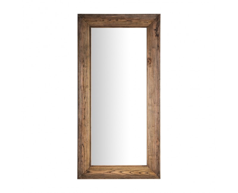 Espejo Norvik Madera De Olmo 100x3x200 Estilo Contemporáneo - 1