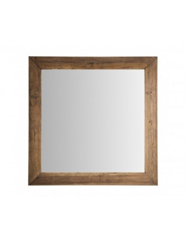 Espejo Norvik Madera De Olmo 140x4x140 Estilo Contemporáneo - 1