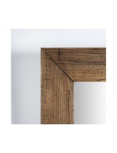 Espejo Norvik Madera De Olmo 140x4x140 Estilo Contemporáneo - 1