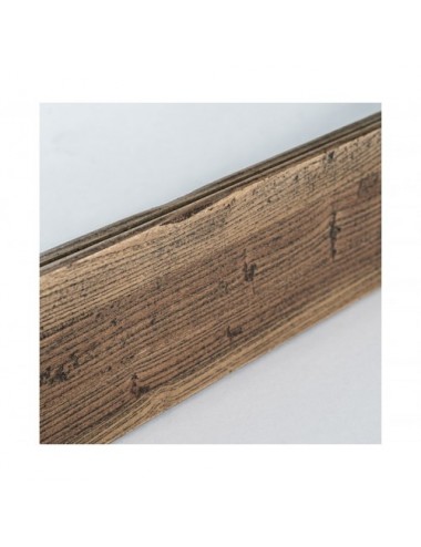 Espejo Norvik Madera De Olmo 140x4x140 Estilo Contemporáneo - 4