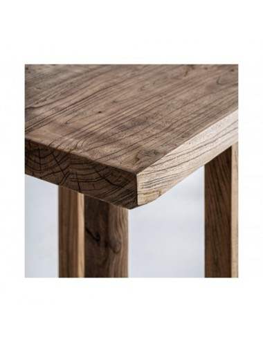 Consola Norvik Madera De Olmo 200x40x75 Estilo Contemporáneo - 4