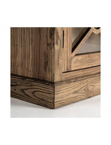 Vitrina Norvik Madera De Olmo 110x40x205 Estilo Contemporáneo - 7