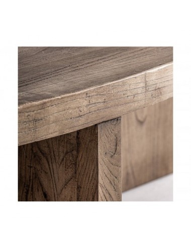 Mesa Auxiliar Norvik Madera De Olmo 60x60x60 Estilo Contemporáneo - 3