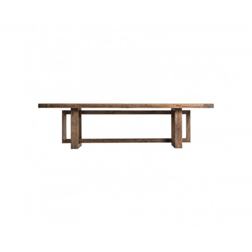 Mesa Comedor Norvik Madera De Olmo 280x105x75 Estilo Contemporáneo - 1