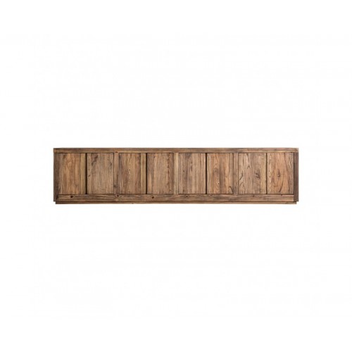 Mueble Tv Norvik Madera De Olmo 280x46x65 Estilo Contemporáneo - 1