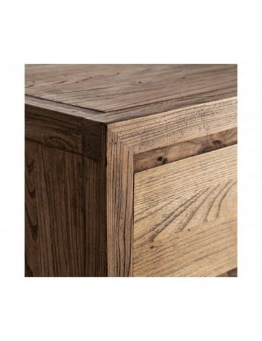 Mesita De Noche Norvik Madera De Olmo 60x48x60 Estilo Contemporáneo - 4