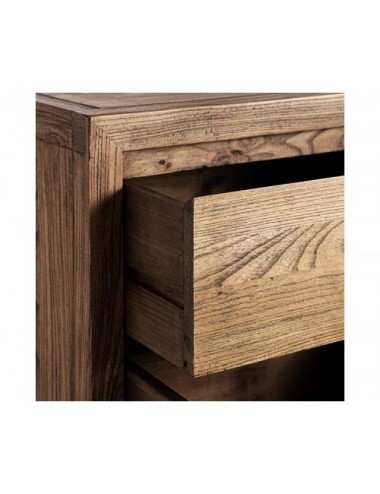 Mesita De Noche Norvik Madera De Olmo 60x48x60 Estilo Contemporáneo - 5