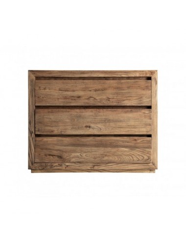 Cómoda Norvik Madera De Olmo 102,5x51x81 Estilo Contemporáneo - 1