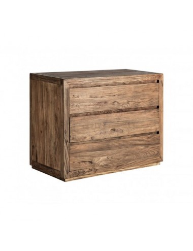 Cómoda Norvik Madera De Olmo 102,5x51x81 Estilo Contemporáneo - 1