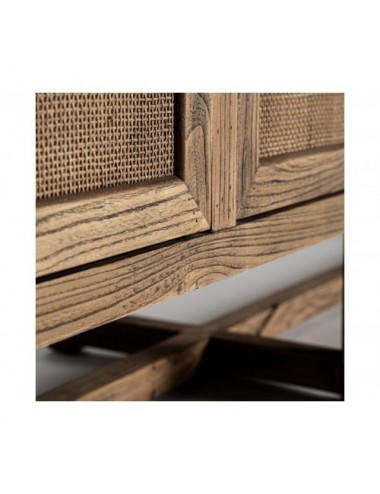 Aparador Byremo Madera De Olmo 220x45x90 Estilo Contemporáneo - 6