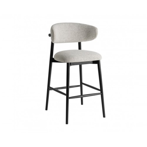 Taburete Glades Madera De Fresno 58x58x107 Estilo Contemporáneo - 1