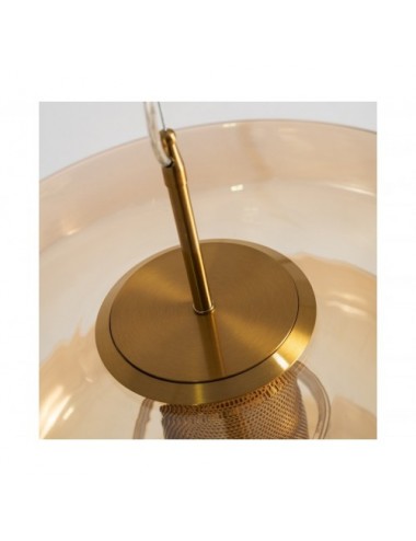 Lámpara De Colgar Alexa Cristal 45x45x47 Estilo Art Deco - 3