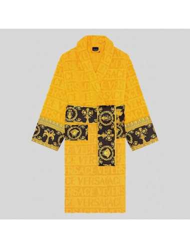 Albornoz I ♡ Baroque algodón amarillo negro dorado by Versace - 1