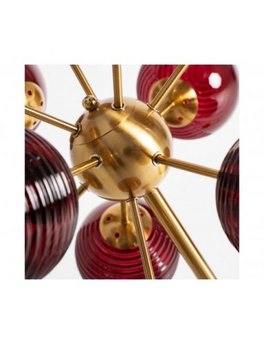 Lámpara De Pie Alaia Cristal 66x66x168 Estilo Art Deco - 5