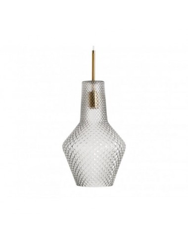 Lámpara De Colgar Camelia Cristal 25x25x52 Estilo Vintage - 1