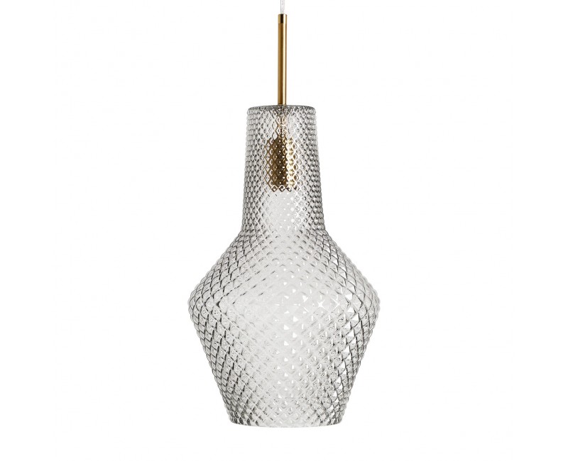 Lámpara De Colgar Camelia Cristal 25x25x52 Estilo Vintage - 1