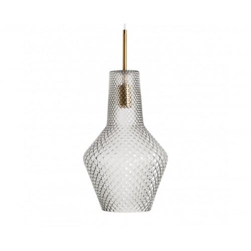 Lámpara De Colgar Camelia Cristal 25x25x52 Estilo Vintage - 1