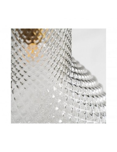 Lámpara De Colgar Camelia Cristal 25x25x52 Estilo Vintage - 4