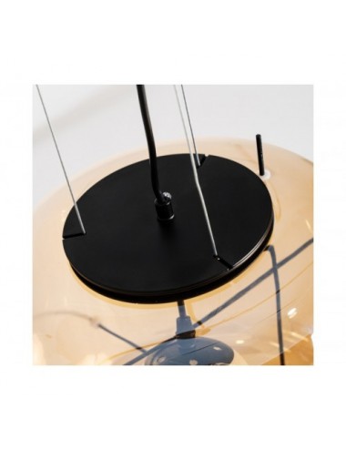 Lámpara De Colgar Shuares Cristal 30x30x30 Estilo Contemporáneo - 3