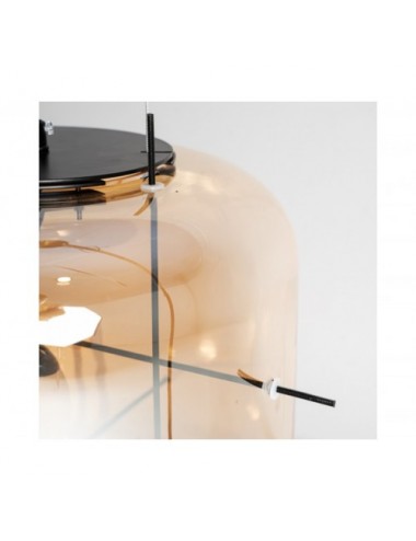 Lámpara De Colgar Shuares Cristal 30x30x30 Estilo Contemporáneo - 4