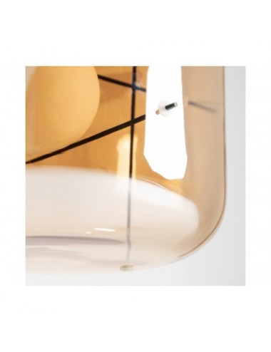 Lámpara De Colgar Shuares Cristal 30x30x30 Estilo Contemporáneo - 6