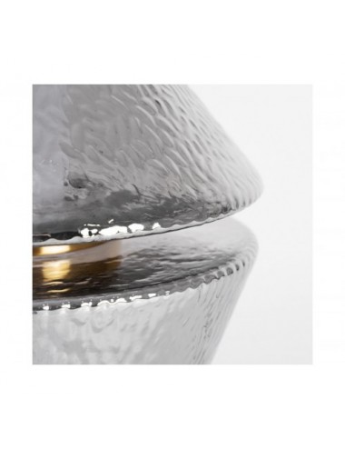 Lámpara De Sobremesa Aine Cristal 30x30x57 Estilo Vintage - 1