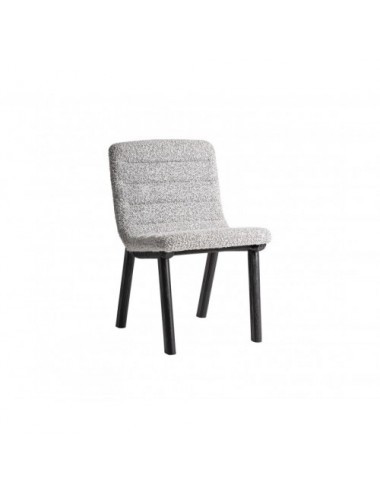 Silla Jacquard Madera De Olmo 51x63x80 Estilo Contemporáneo - 1