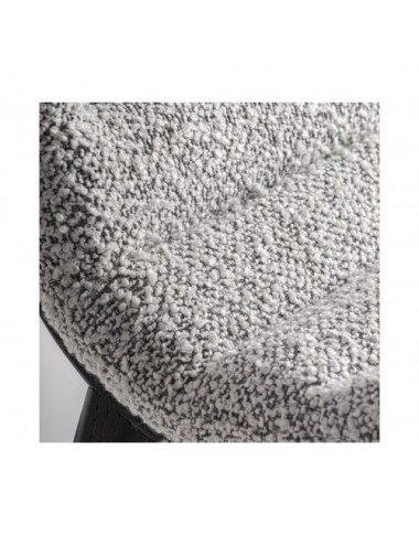 Silla Jacquard Madera De Olmo 51x63x80 Estilo Contemporáneo - 5