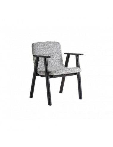 Silla Jacquard Madera De Olmo 62x64x80 Estilo Contemporáneo - 1