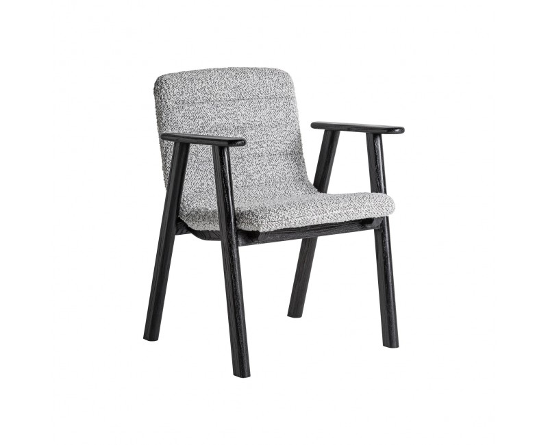 Silla Jacquard Madera De Olmo 62x64x80 Estilo Contemporáneo - 1