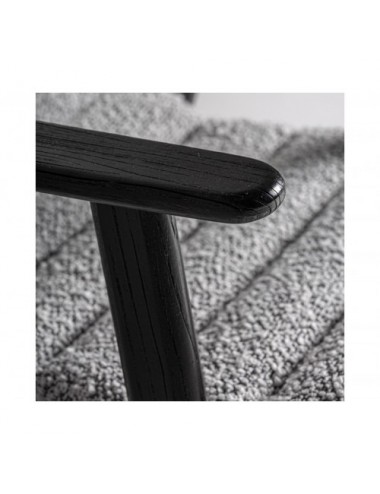 Silla Jacquard Madera De Olmo 62x64x80 Estilo Contemporáneo - 5