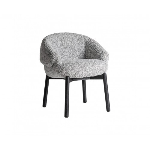 Silla Jacquard Madera De Olmo 63x59x72 Estilo Contemporáneo - 1