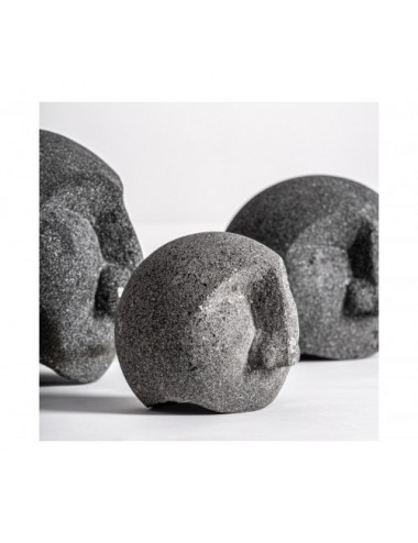 Figura Decorativa J 3 Piedra Volcánica 27x27x24 24x24x20 17x17x15 Estilo Contemporáneo - 1