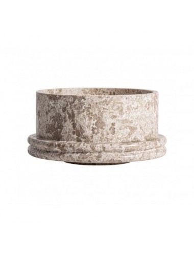 Centro De Mesa Trava Mármol 30x30x15 Estilo Contemporáneo - 1