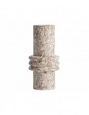 Jarrón Trava Mármol 13x13x26 Estilo Contemporáneo - 1