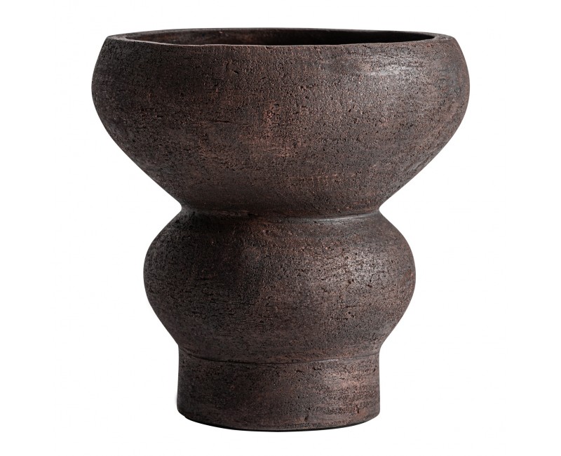 Jarrón Okar Terracota 26x26x26 Estilo Contemporáneo - 1